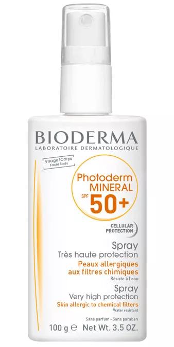 Bioderma Photoderm Mineral SPF50+ Spray Rosto e Corpo 100 gramas