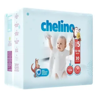 CHELINO LOVE diapers - 18 KG 30 units Size 5
