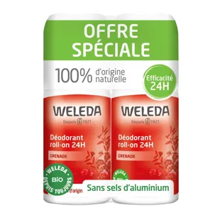 Weleda Deodorante Melograno 24h Roll-on Lotto di 2 x 50ml
