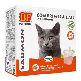 Biofood Chat  Anti Puces et Tiques au Saumon 100 comprimés