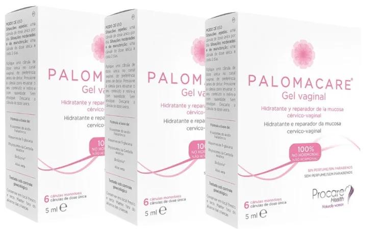Palomacare Gel Vaginal Hydratant et Réparateur 18 unités x 5 ml
