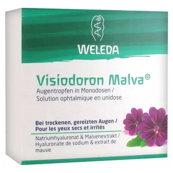 Weleda Visiodoron Malva Ophthalmological Solution 20 single doses