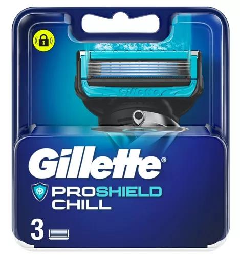 Gillette Fusion Proshield-Chill Recargas 3 un