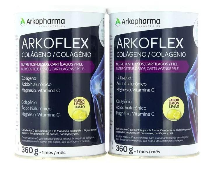 Arkopharma ArkoFlex Colágeno Ác Hialurónico Mg y VIt C 2x360 gr Limón 