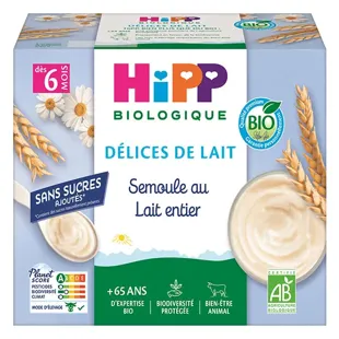 Hipp Semla Latte Vaniglia +6m 4x100 gr