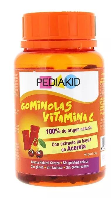 Pediakid Gomas Vitamina C Sabor Cereja 138 gr