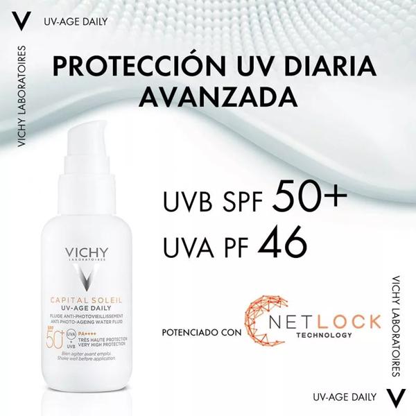 Vichy Capital Soleil UV-AGE Fluido Anti Fotoinvecchiamento SPF50+ 40 ml