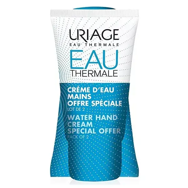 Uriage Eau Thermale Crème d'Eau Mains Lot de 2 x 50ml