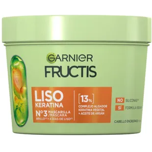 Garnier Fructis Mascarilla Liso Keratina 370 ml