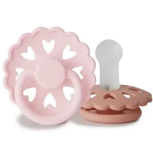 Frigg Fairytale Pacifier Block Silicone S.Queen/Princess +6m 2 units