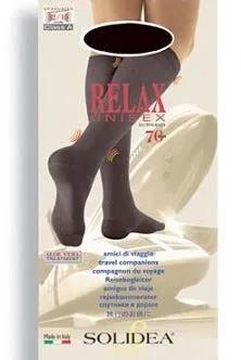 Solidea Relax Unisex 70 DEN Gambaletto Compressivo Colore Bordeaux Taglia 3