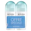 Biotherm Déo Pure Anti-Transpirant au Complexe Minéral Roll-On Lot de 2 x 75ml