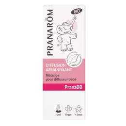 Pranarom PranaBb Mélange Pour Diffusion Assainissant Bio 10ml