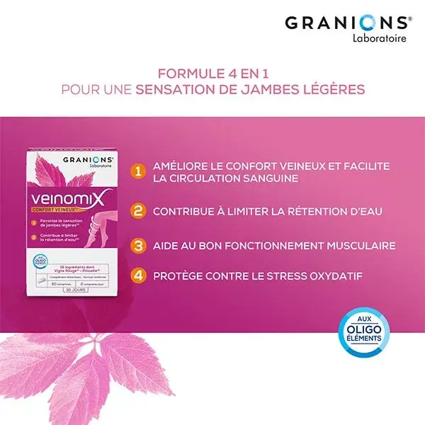 Granions Veinomix 60 tablets