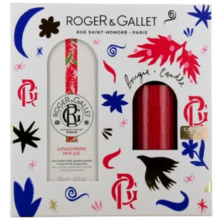 Roger&Gallet Gingembre Rouge Agua Perfumada Bienestar 100 ml + Vela
