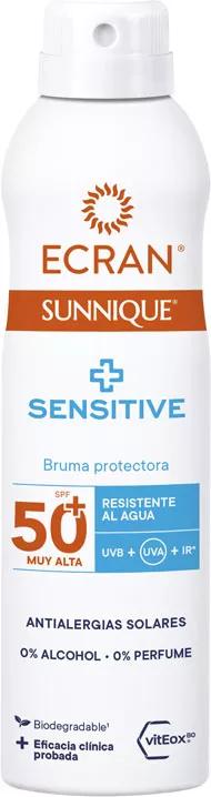 Ecran Sunnique Sensitive Bruma Protectora SPF50+ 250 ml