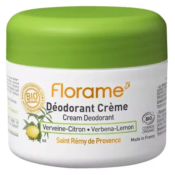 Florame Verbena-Lemon Cream Deodorant 50g