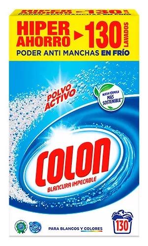Colon Detergente Polvo Activo 130 Cacitos