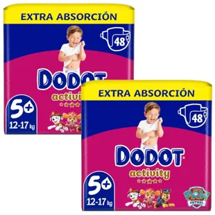 Dodot Activity Diapers Extra T5+ (12-17 Kg) 2x48 units