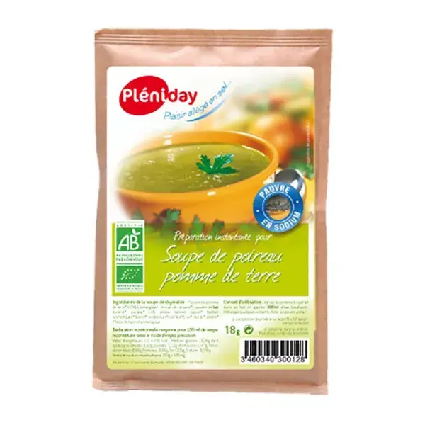 Pleniday soup instant potatoes 18g leeks