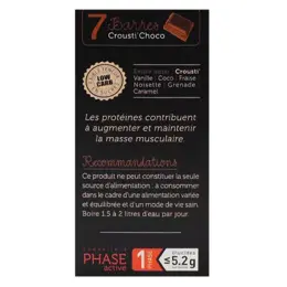 Protifast En-Cas Hyperprotéiné Crousti' Choco 7 barres