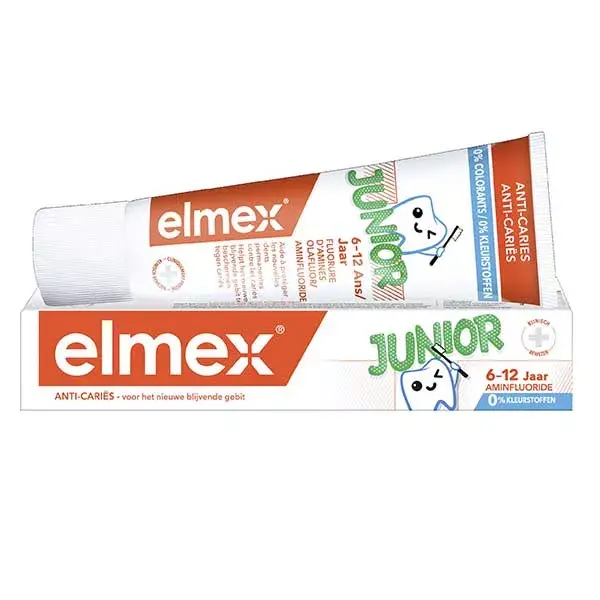 Elmex Junior 6-12 ans Dentífrico 75ml