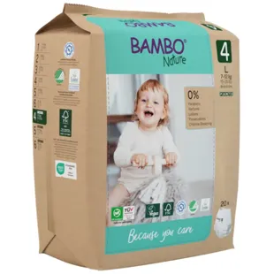 Bambo Nature Pants T4 (7-14 Kg) 20 units