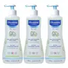 Mustela Bain & Toilette Eau Nettoyante Sans Rinçage Lot de 3 x 500ml