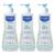 Mustela Bain & Toilette Acqua Detergente Senza Risciacquo Lotto di 3 x 500ml