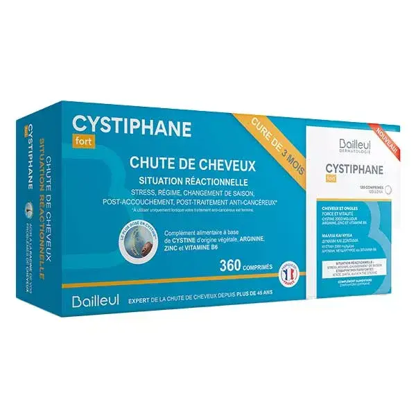 CYSTIPHANE fort 120 cps Strength and vitality 3 month treatment