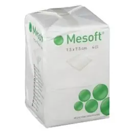 Molnlycke Health Care Mesoft Compresse Non-Tissé 7,5x7,5cm 20 unités