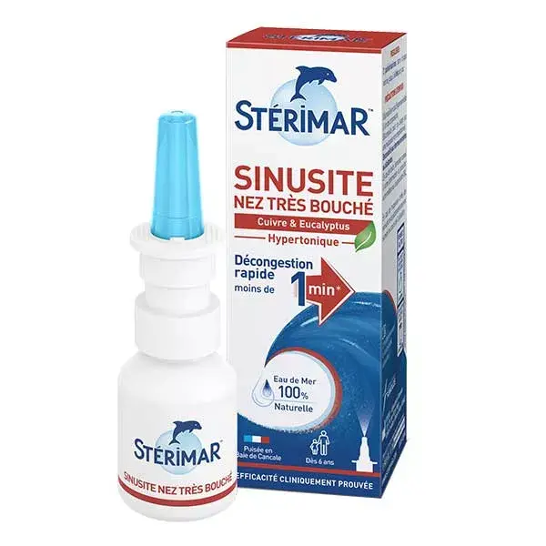 Stérimar Stop & Protect Nez Infecté Très Bouché Sinusite 20ml
