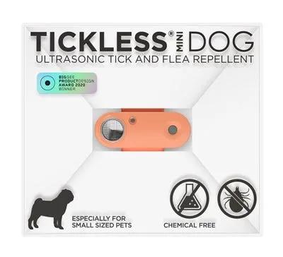 Tickless Mini Dog Repellente Ultrasuoni Per Cani Taglia Piccola Hot Peach