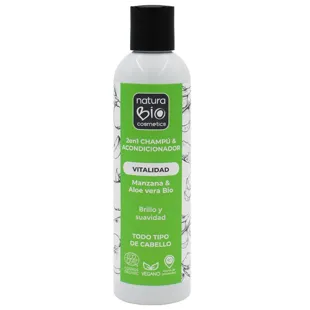 Naturabio Cosmetics Aloe &amp; Apple Vitality Shampoo &amp; Conditioner 250 ml