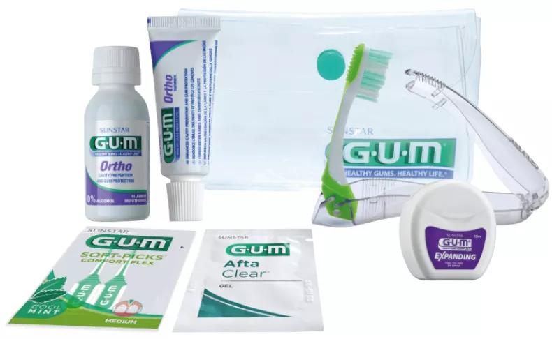 Kit da viaggio completo Gum per ortodonzia invisibile