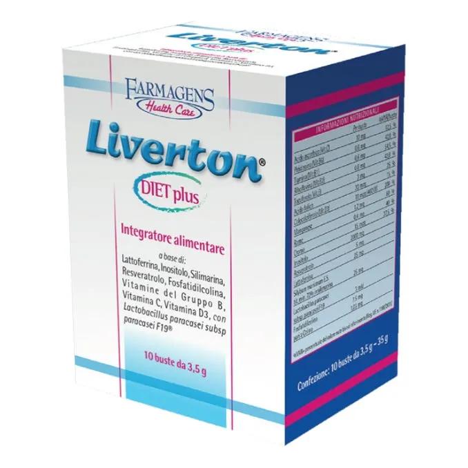 Liverton Diet Plus Integratore 10 Bustine