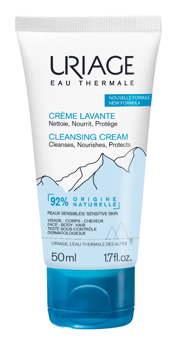 Uriage Eau Thermale Crema Lavante Detergente Senza Sapone Viso Corpo e Capelli 50 ml