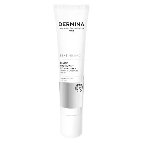 Dermina Sensi-Blanc Fluide Hydratant Eclaircissant 40ml