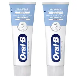 Oral-B Laboratoire Dentifrice Pro Repair Répare Gencives & Email Lot de 2 x 75ml