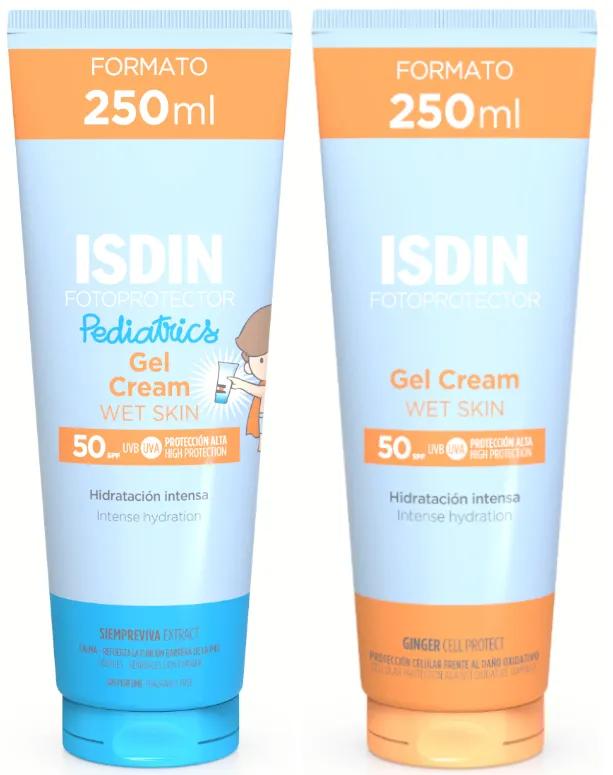 Isdin Gel Crème Enfant SPF50 250 ml + Gel Crème SPF50 250 ml