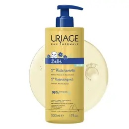 Uriage Bébé 1ère Huile Lavante Visage Corps 500ml