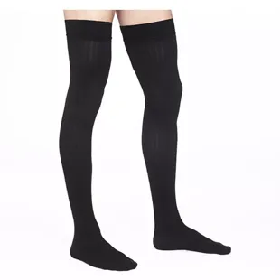 Calze autoreggenti Radiante Styl'Coton Fine da uomo Basfix Classe 2 Taglia Media 3 Nero