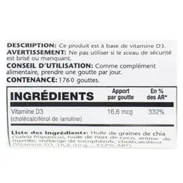 Kal Vitamine D3 16,6mcg Liquide 53ml