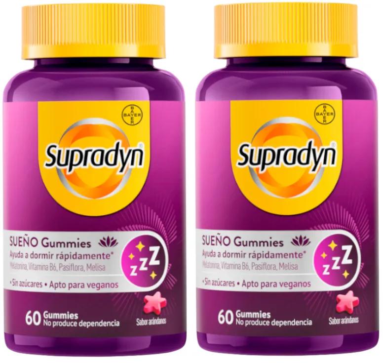 Supradyn Sleep and Serenity Melatonin und Vit, B6 2x60 Gummies SPARFORMAT