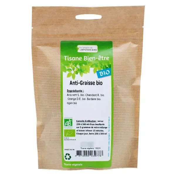 Le Comptoir de l'Apothicaire Anti-Grease Organic Herbal Tea 100g