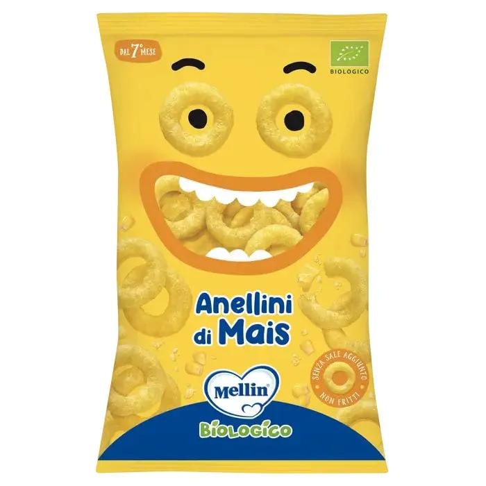 Mellin Snack Bio Anellini Di Mais 7Mesi+ 15g