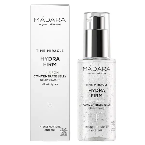 MÁDARA Time Miracle Hydra Firm Gel Concentré d'Acide Hyaluronique Bio 75ml