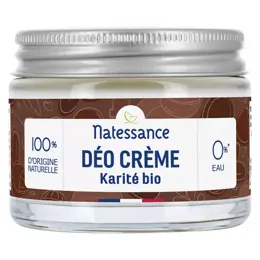 Natessance Déodorant Solide Crème Karité Bio 50g