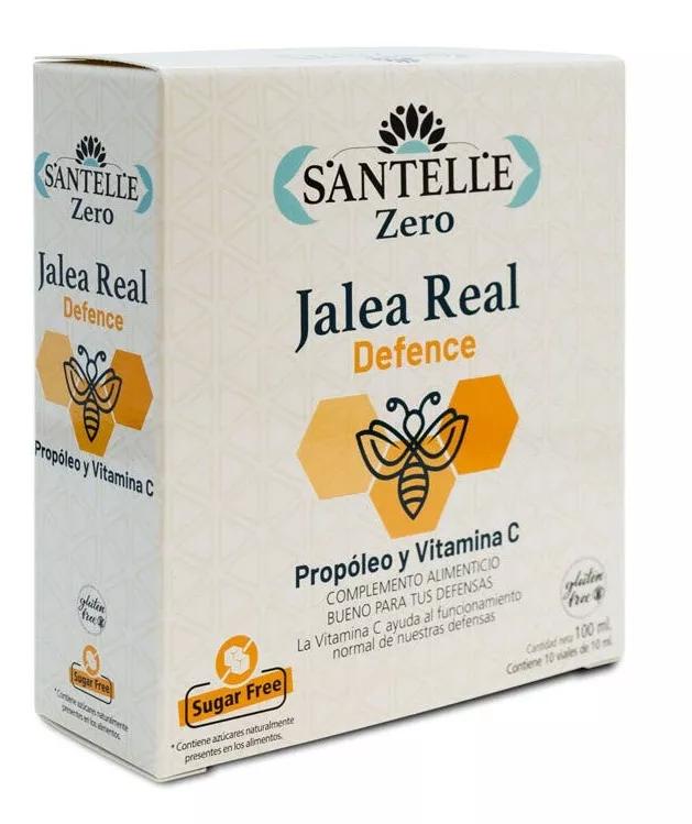 Santelle Geleia Real Defence com Própolis e Vitamina C 10 Ampolas
