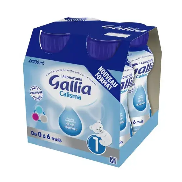  Gallia Calisma 1 Age 0-6 months bottle 4x200ml 